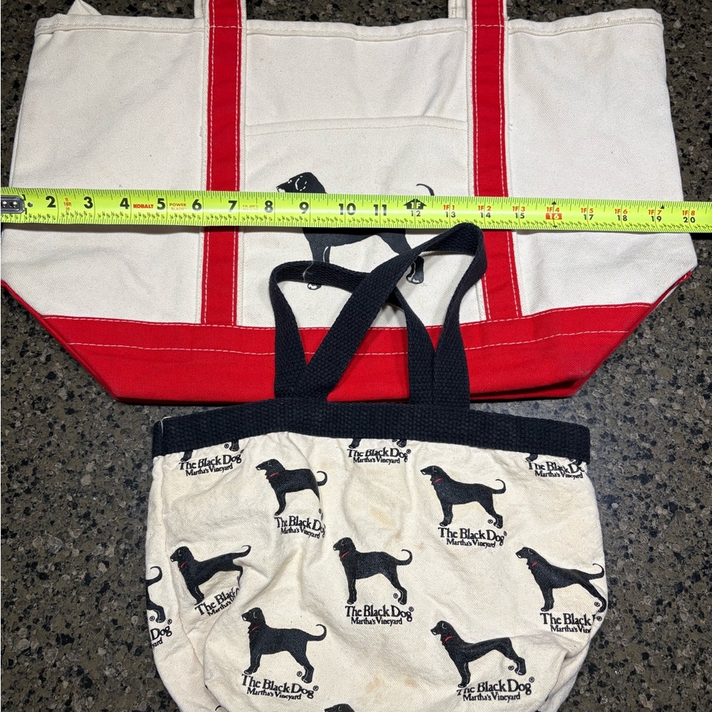 Three canvas Black Dog totes - Picture 5 of 10